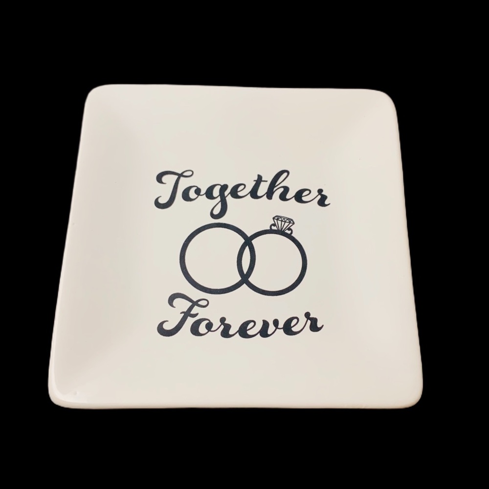 TOGETHER FOREVER TRINKET TRAY NWT - Picture 2 of 4
